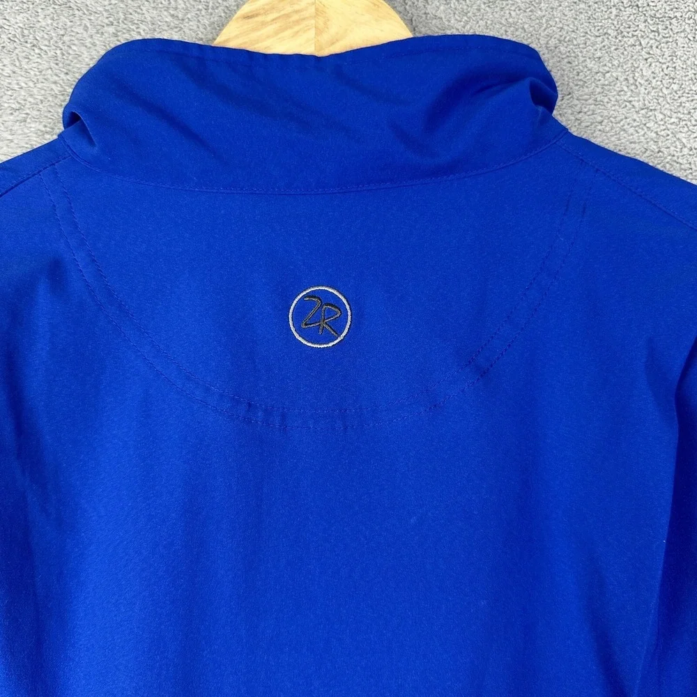 Zero Restriction Tour Series Jacket Men M Blue 1/2 Zip Pullover Windbreaker READ